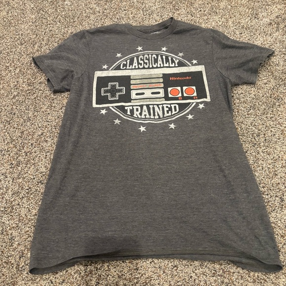 Super Nintendo Gray T-Shirt - Classically Trained Design SNES y2k retro small - Picture 2 of 4